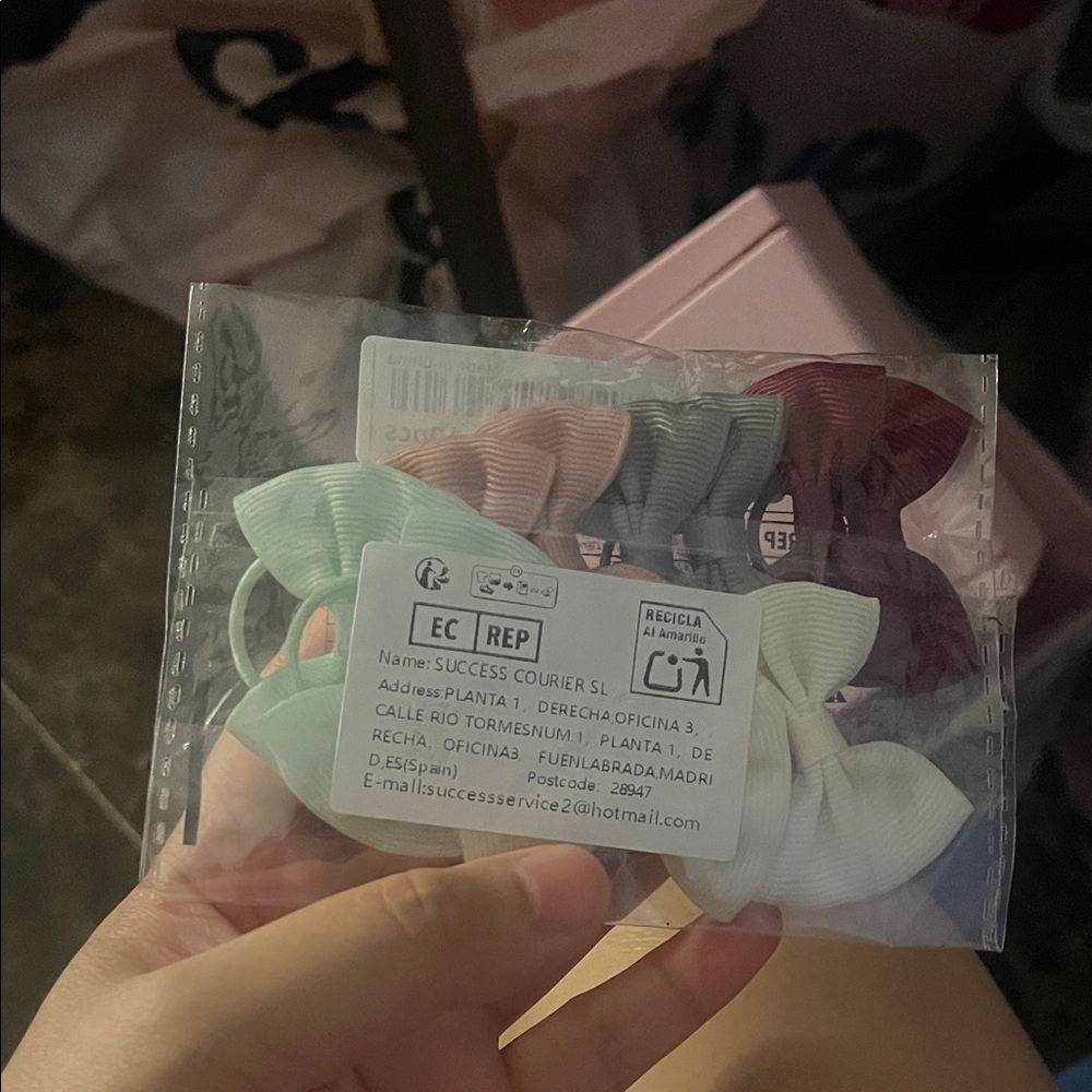 Set of Colorful Hair Bows